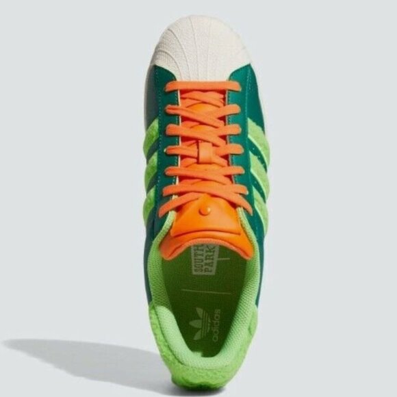 Adidas Originals Superstar South Park Sneakers Men's 9 Kyle Orange Green GY6490 - Picture 14 of 16